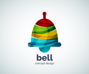 Vector Christmas bell logo template