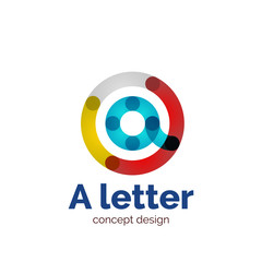 Vector modern minimalistic letter concept logo