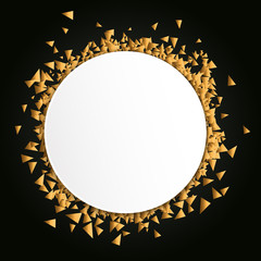 gold blank celebration background