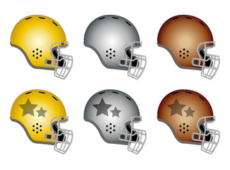 アメフトのヘルメット