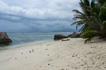 Fototapeta na wymiar Seychellen - La Digue - Anse Source d'Argent