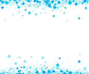 Background with blue rhombs.