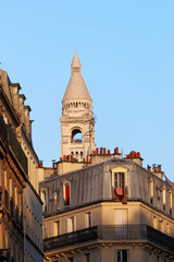 Fototapeta premium immeuble de la butte Montmartre