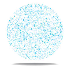 data deep learning hologram ai technology robotic, molecule of chemical, atom cell science, futuristic cyber network, system of background illustration 3d rendering