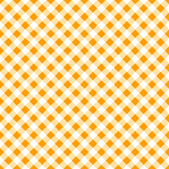 autumn gingham seamless pattern