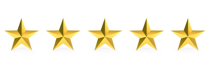 Obraz premium 5 golden stars