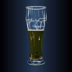 Glass of beer