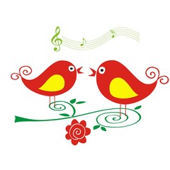 Birds love song