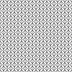 Monochrome illustration.  Endless abstract background.  Geometric  seamless pattern.  Modern repeating backdrop.  Black and white design. .