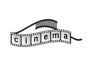 Cinema logo. vector illustration