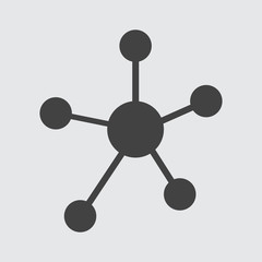 Business Network vector icon
