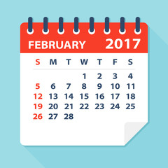 February 2017 calendar - February 2017 calendar -