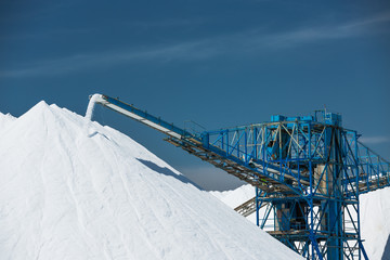 Sea salt production and storage