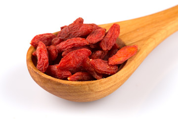 goji berries close up