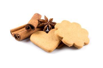 Gingerbread hearts cookies