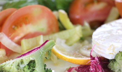 fresh vegetable salad ,healt and food