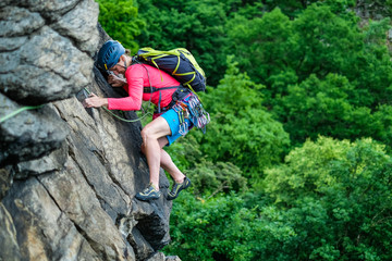 Rock climbing