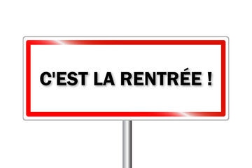 Rentrée des classes