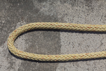 marine rope close up