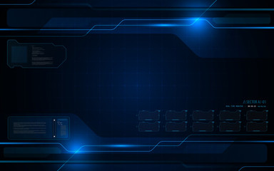 abstract futuristic interactive computing screen design tech innovation concept background