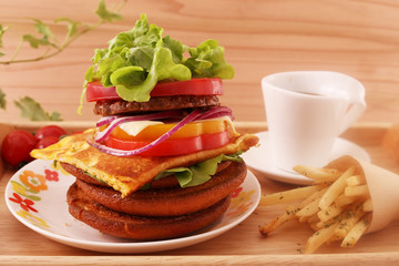 ハンバーガーセット