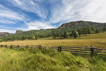 Fototapeta na wymiar Rural Country view in a Farm in Colorado, USA
