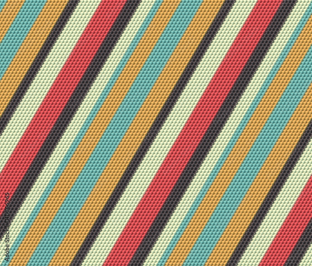 Poster Colored cubes seamless pattern background