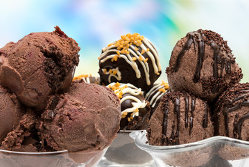 Ice cream close up