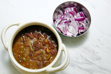 A bowl of Rajma