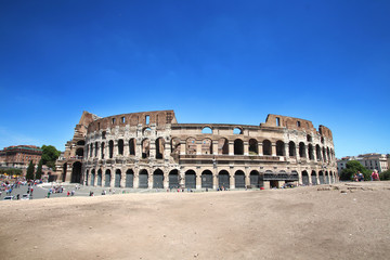 Obraz premium Le Colisée / Colosseo - Rome (Italie)