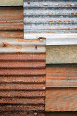 Old and rusty damaged galvanized texture.Grunge texture of old rusty metal with scratches and cracks background,color toned.