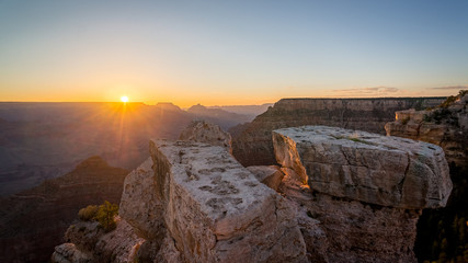 Sunrise in Grand Canyon, Mather Point