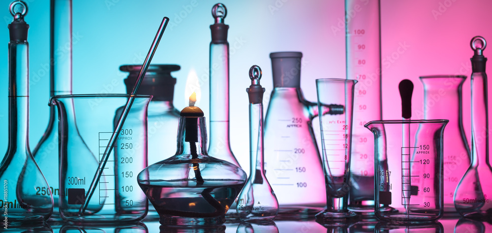 Wall mural science and medical background