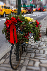 Fototapeta na wymiar Christmas on 5th Avenue