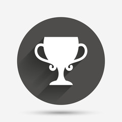 Winner cup sign icon. Awarding of winners.