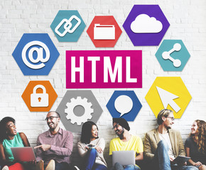 HTML Website Technology Homepage Concept