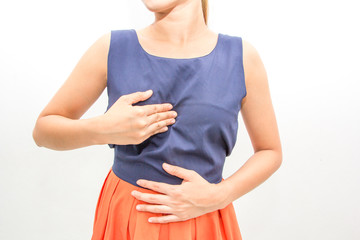 women with symptomatic acid reflux.