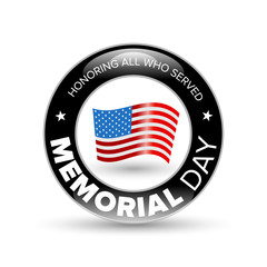 Memorial day badge