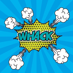 explosion pop art style vector illustration design