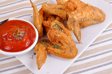 Fried chicken wings