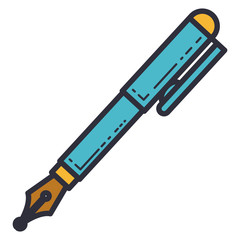 pen tool office isolated icon vector illustration design