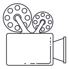 video camera isolated icon vector illustration design