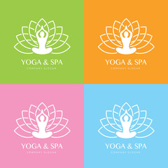 Yoga logo,spa logo
