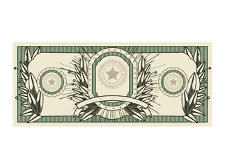 bill dollar print seal isolated icon vector illustration design