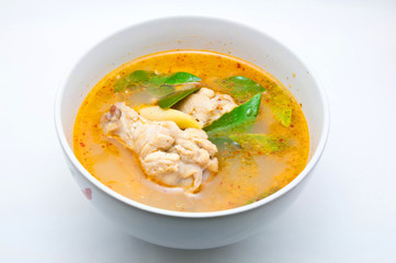 spicy chicken soup