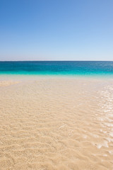 Colorful Paradise turquoise ocean beach