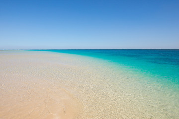 Turquoise ocean water paradise beach Australia