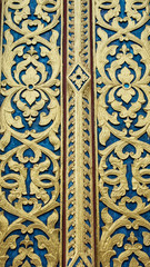 Golden Window in Buddhist Church