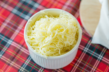 Delicious pizza with seafood