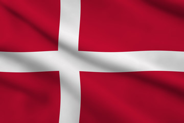 Obraz premium Flag of Denmark